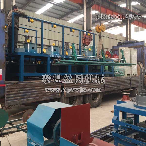 發(fā)往甘肅蘭州市的滑輪拉絲機(jī)正在發(fā)貨中